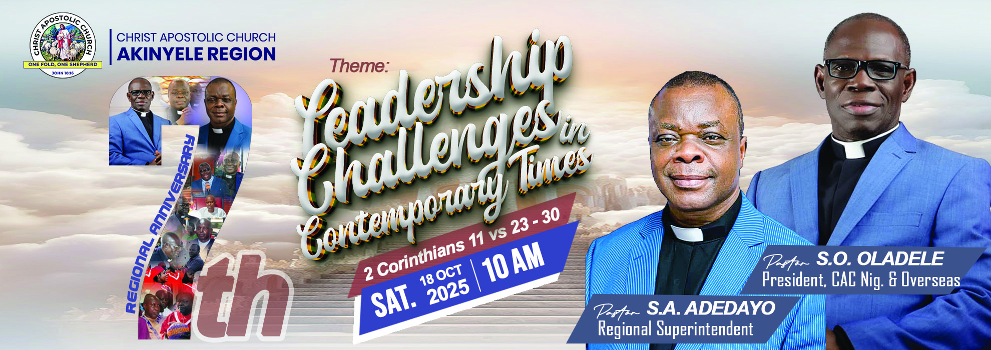 CAC Akinyele Regional 7th Anniversary Banner